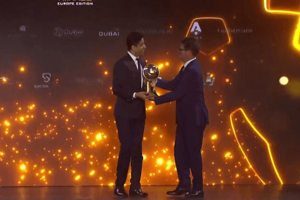 納賽爾當選環球足球獎2024年最佳足球領導者獎